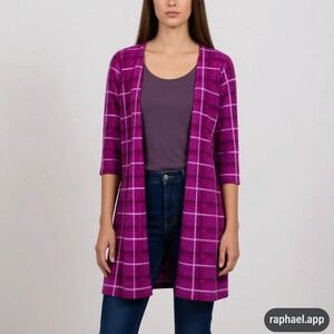 NY Collection Knit Cardigan